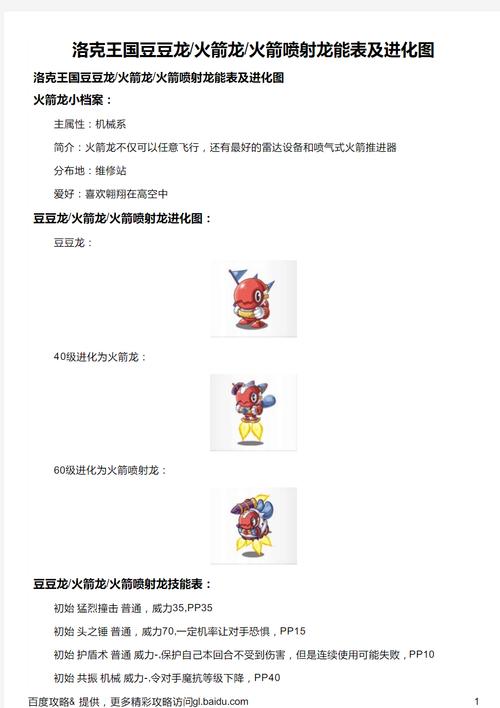 洛克王国豆豆龙厉害吗？看完这篇你就知道了！