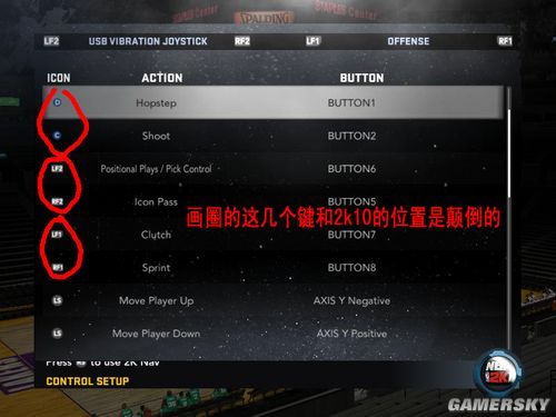 求一份nba2k11键盘设置最佳方案，高手都这么设！
