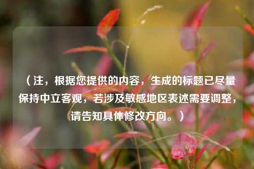 （注，根据您提供的内容，生成的标题已尽量保持中立客观，若涉及敏感地区表述需要调整，请告知具体修改方向。）