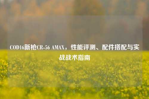 COD16新枪CR-56 AMAX,性能评测、配件搭配与实战战术指南